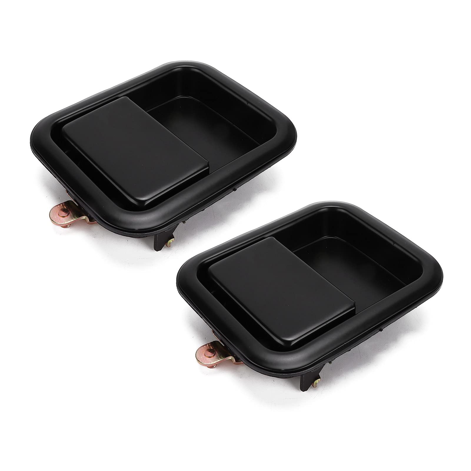 2x Entrées D'Air Capot Moteur Compatible Jeep Wrangler JK 2007-2017 - Aérations Lunettes De Capot Voiture Droite Gauche