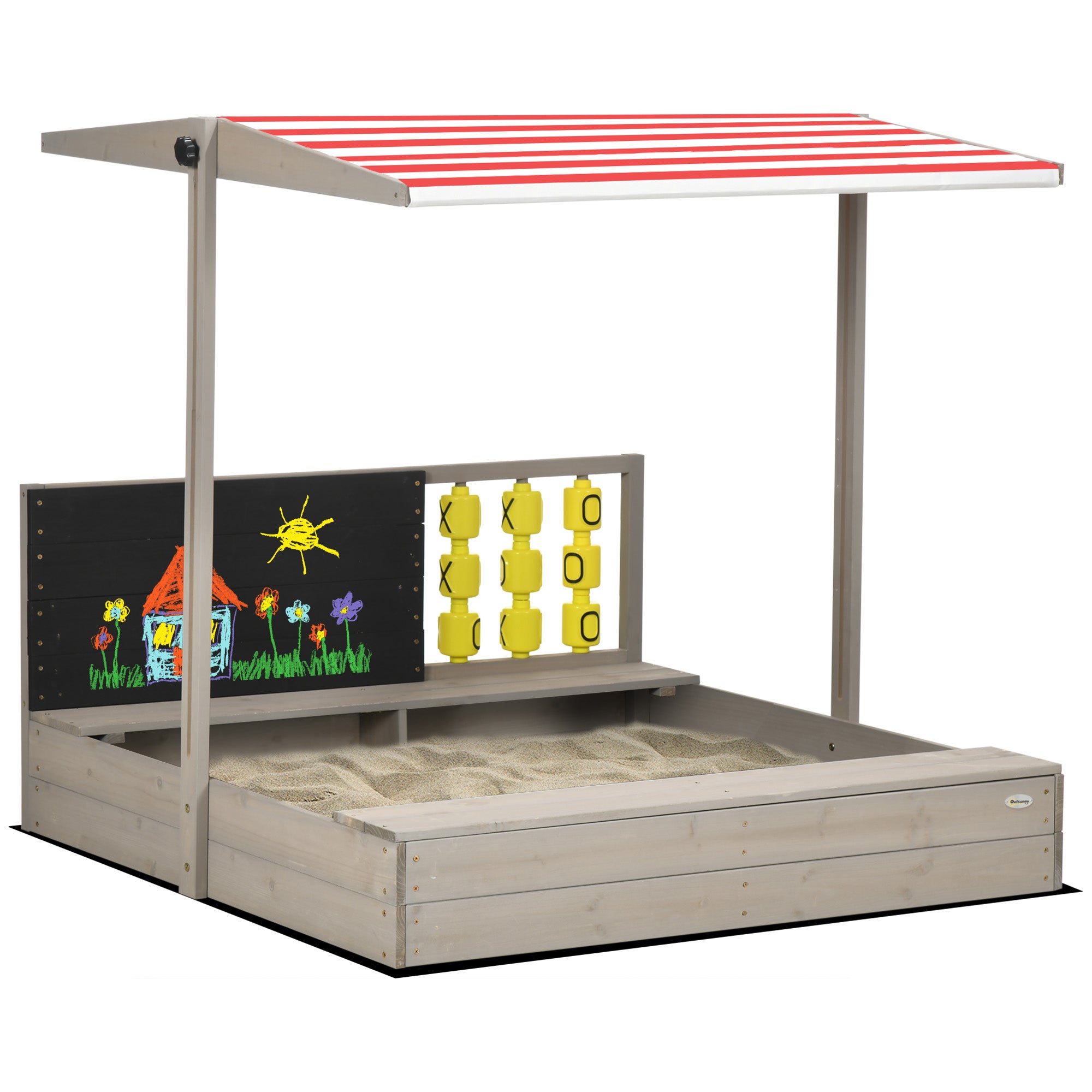 Meuble TV en bois Thales 114 x 36 x 45 cm - Moka clair - Réf. 151966