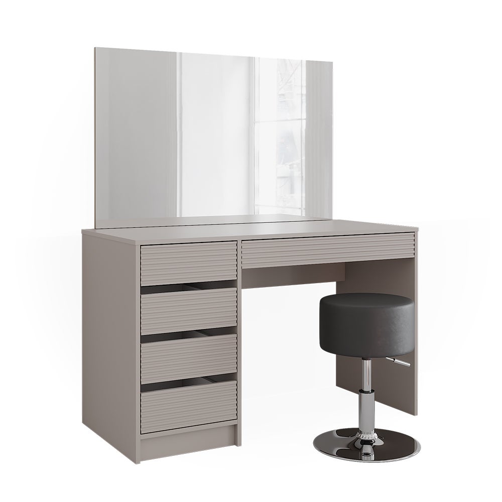 Vicco Toaletka Sherry, Kaszmir, 120 cm z lustrem i stołkiem