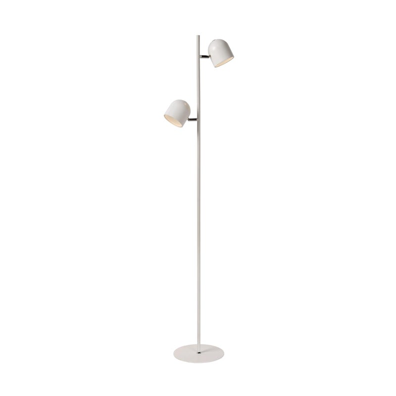 Lampa podłogowa stojąca Skanska biała LED 5W 3000K 450lm wym: 141 x 9,3 x 32 cm metal Lucide