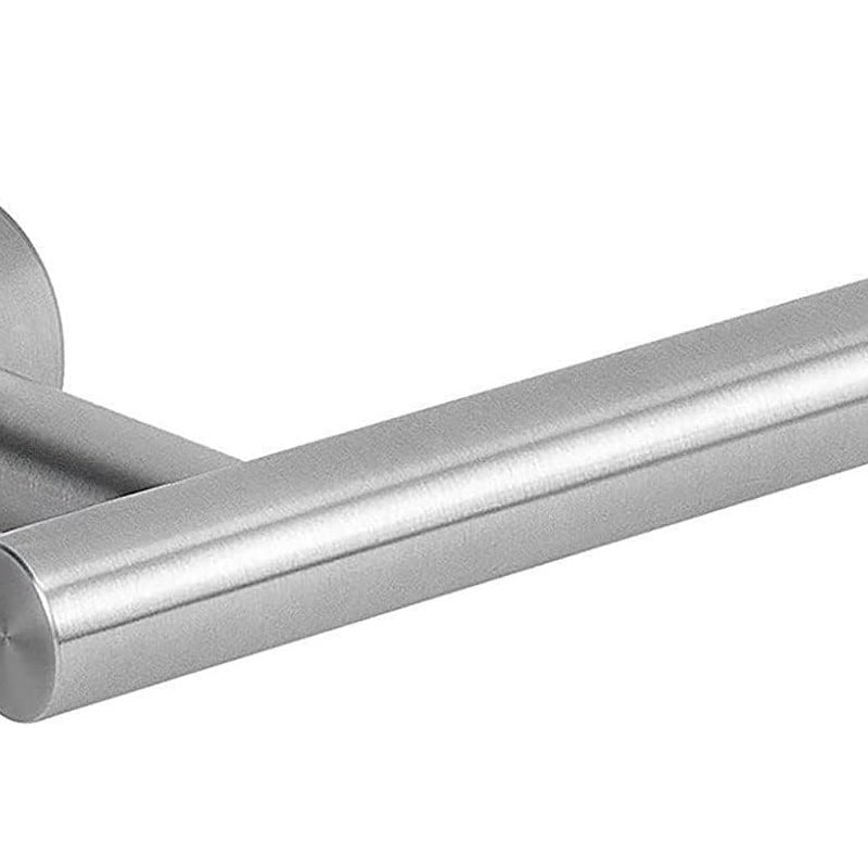 Uchwyt ścienny na papier toaletowy do łazienki, kuchni, toalety, nowoczesny design, stal nierdzewna, srebrny