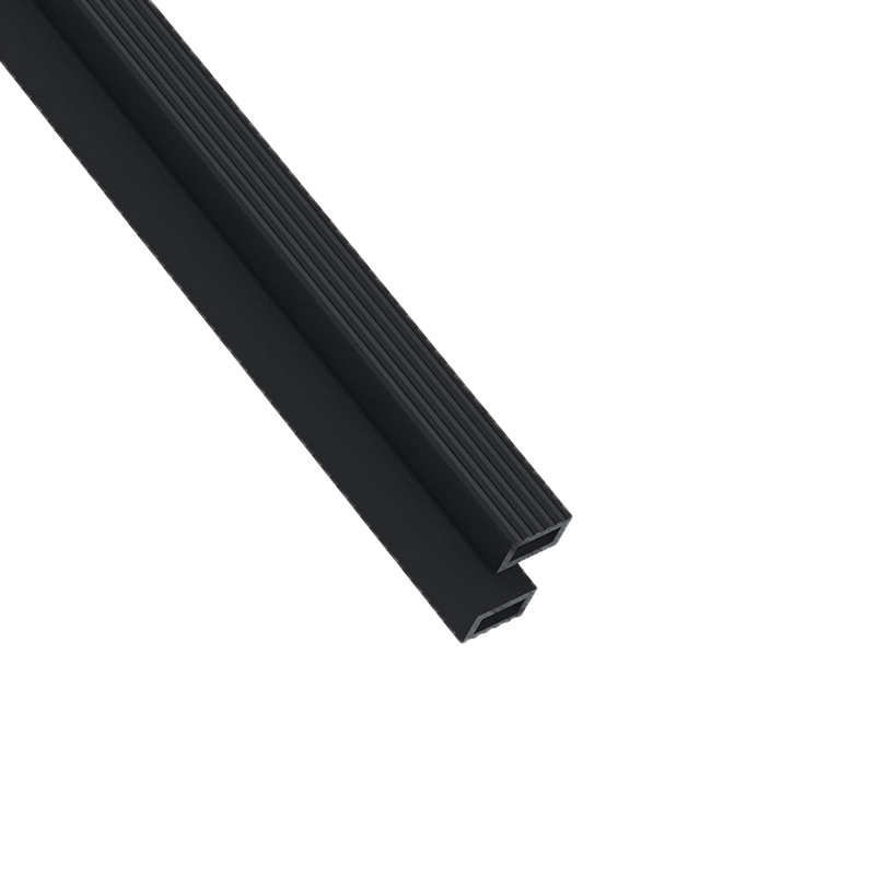 Lambourde terrasse bois composite - Coloris - Noir, Epaisseur - 3cm, Largeur - 5 cm, Longueur - 200 cm - 2