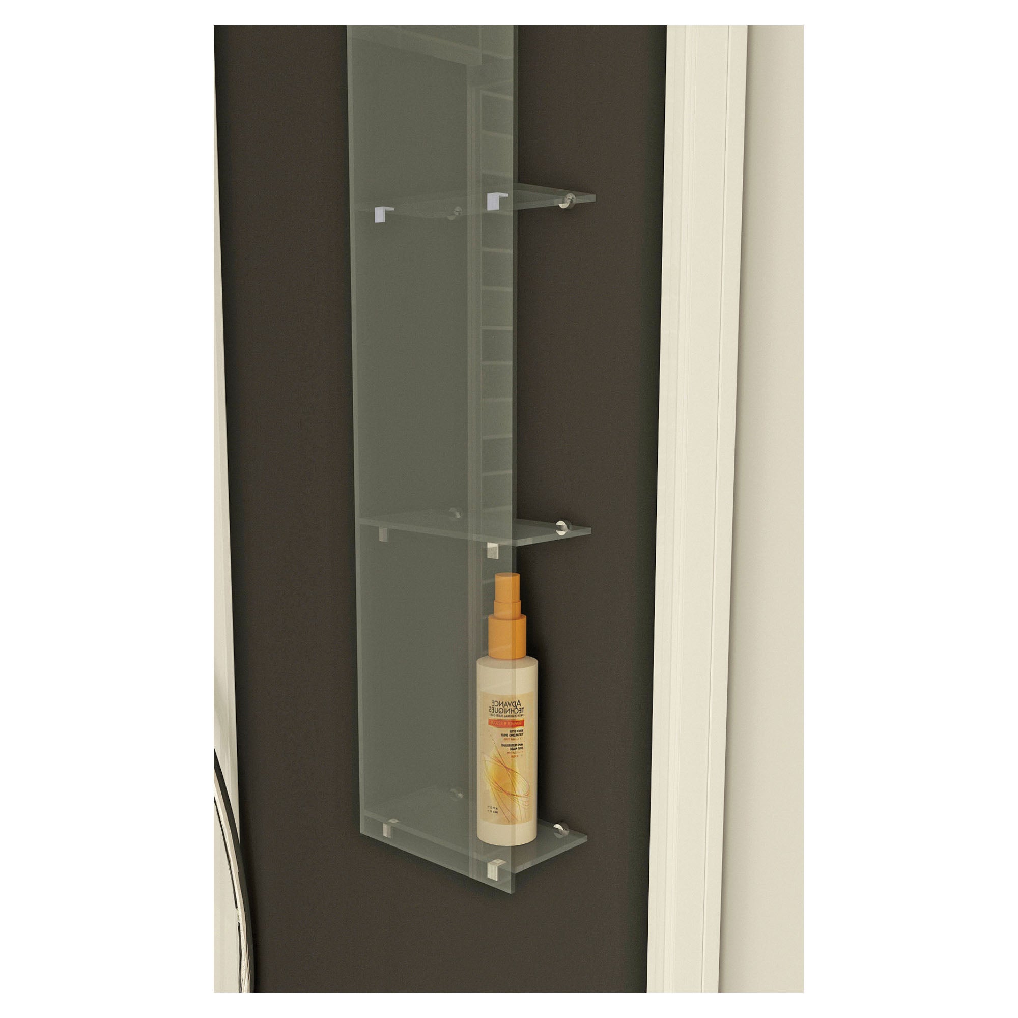 ONDEE - Cabina de ducha MELIA - Montaje sin silicona - 80x80cm - Perfiles de aluminio - blanco - se entrega en kit - 5