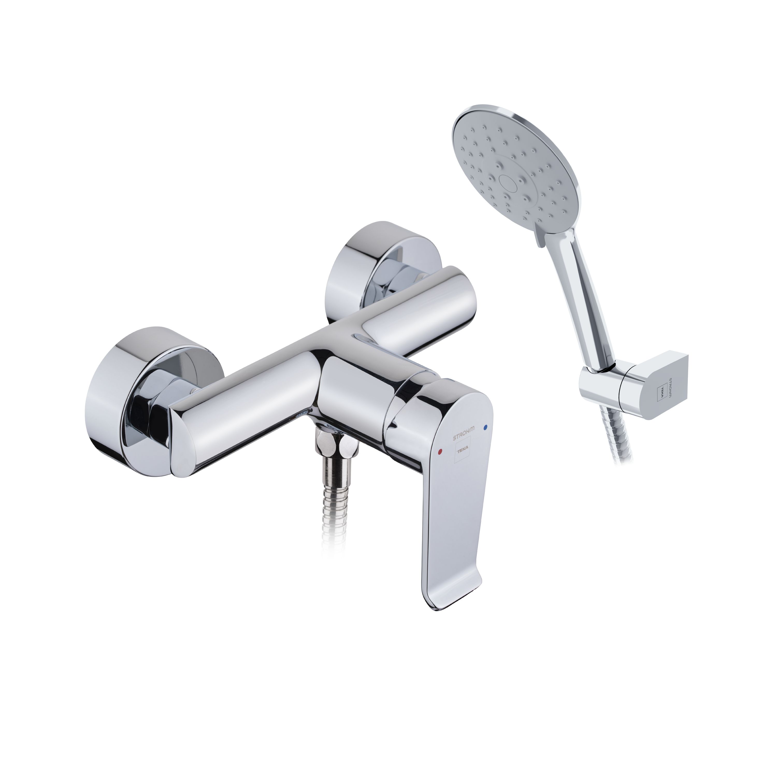 Jednouchwytowa bateria prysznicowa Strohm Teka Ethika chrom