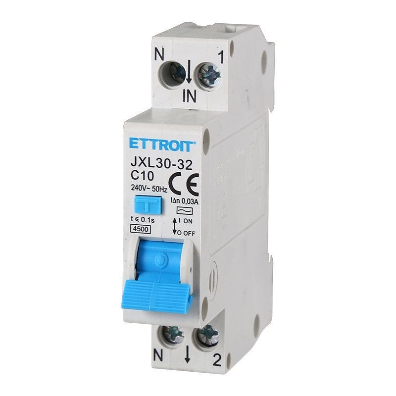 INTERRUTTORI MAGNETOTERMICI DIFFERENZIALI 1P N 4.5KA ETTROIT INTERRUTTORI MAGNETOTERMICI DIFFERENZIALI 1P N 4.5KA ETTROIT