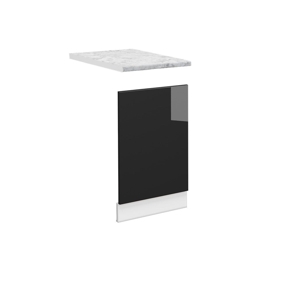 Vicco Panel przedni Fame-Line, Czarny dąb wysoki połysk, 45 cm , BP Marmur