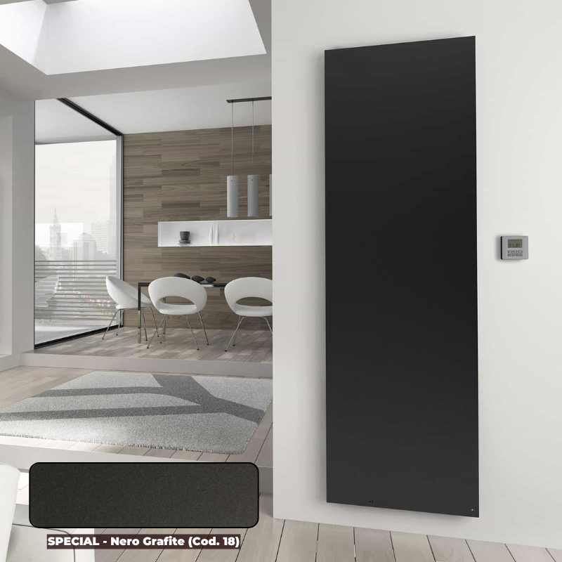 Radiateur decoratif électrique 1100W noir graphite RELAX - IRSAP ...