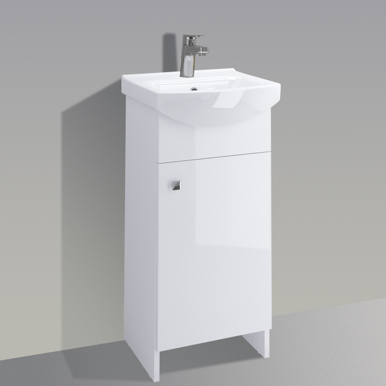 Meuble lave main avec vasque SATI 40 cm - 6