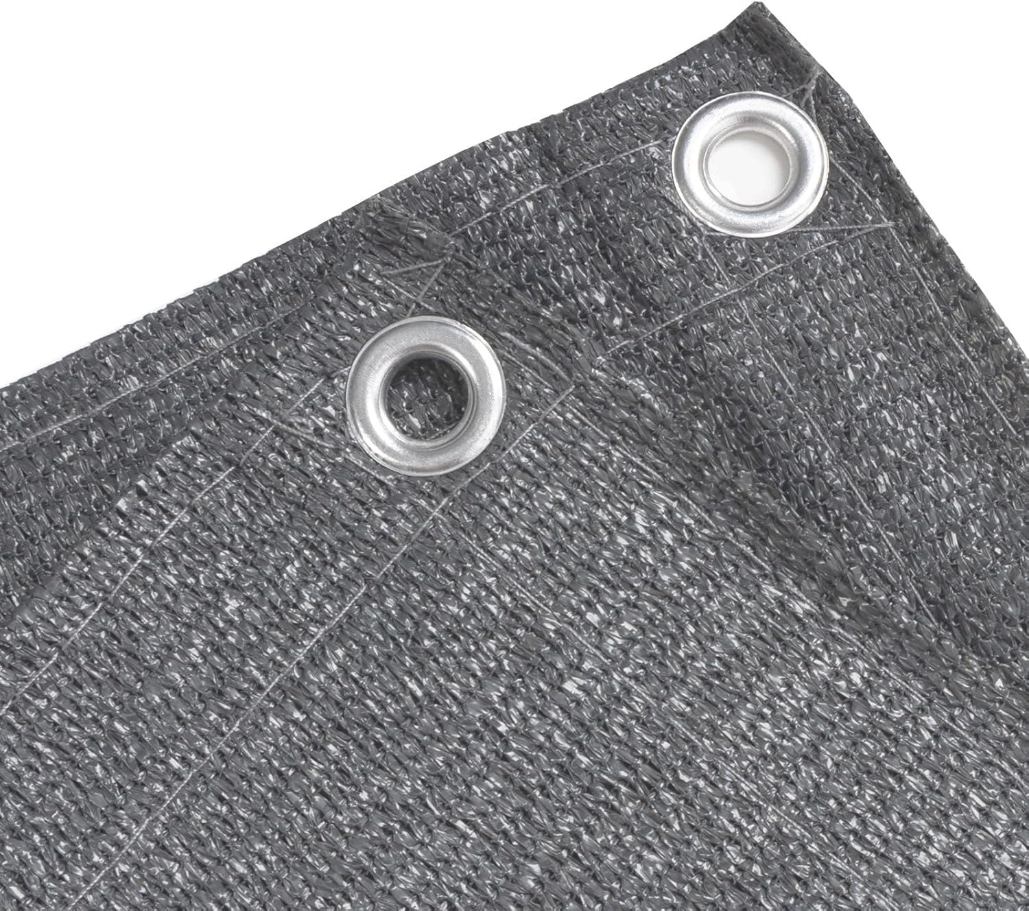 Brise-vue 5 Mètres pour balcon, Corde de fixation de 12 mètres incluse, Gris Argent - 8