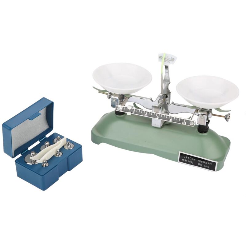 Ensemble De Poids De Laboratoire En Acier Chromé - 2x200g + 4x50g Avec Étui De Rangement Pour Expériences Scientifiques - 2
