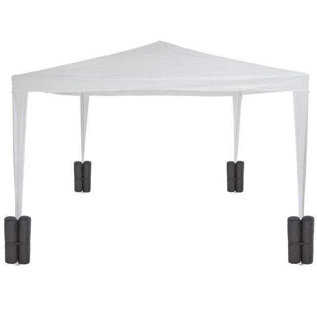 Borse Per Pesi Da Gazebo - 4 Sacchetti Per Tende Da Campeggio E Ombrelloni - Foto 4