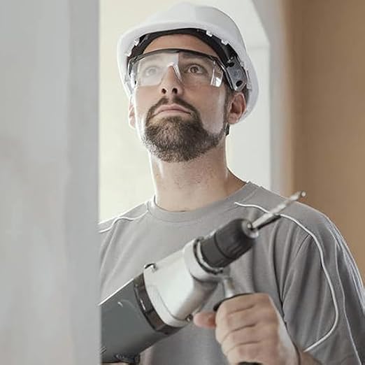 Deux lunettes de protection antibuée, anti-UV et anti-rayures pour le travail, la construction, le bricolage, le laboratoire, le soudage, la chimie et - 3