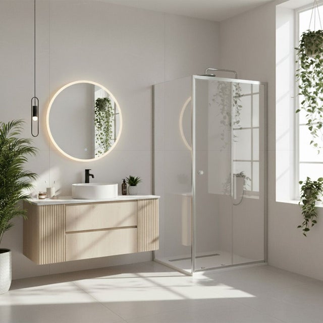 Kabina Prysznicowa Narożna Rea Primo Slide 120x100 Chrom