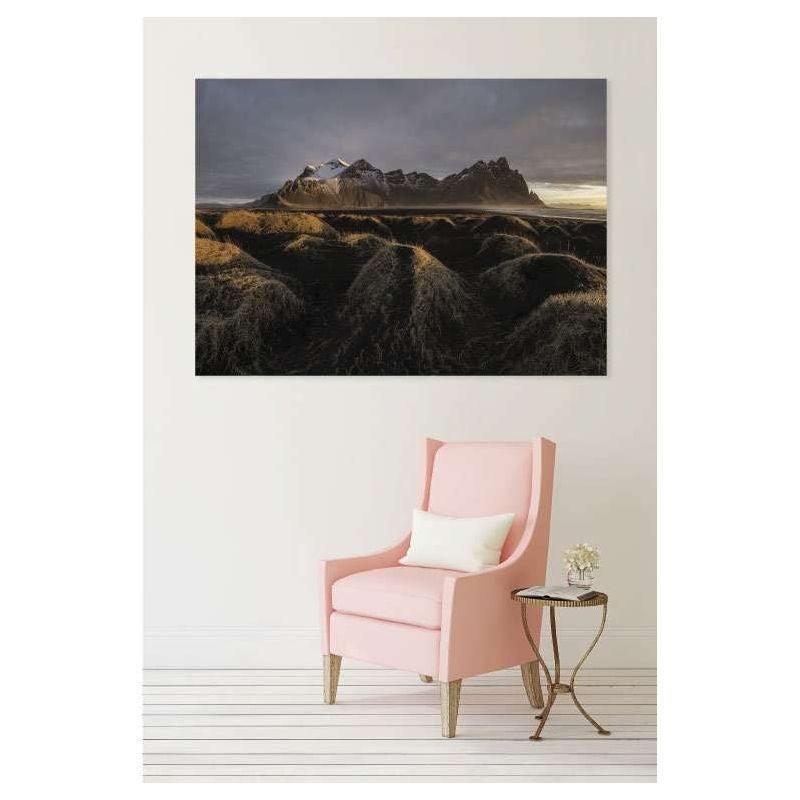 Tableau toile en kit SABLE NOIR 180 x 130 cm - Toile textile sans PVC, Made in France par Scenolia - 3