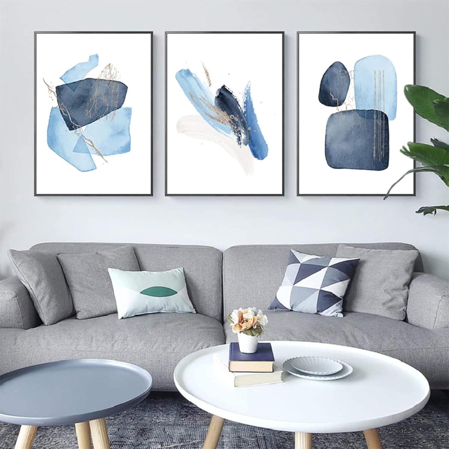 Lot de 3 posters sur toile, style bohème, modernes, décoration murale, pour salon, chambre à coucher, sans cadre(A,3x40x60cm) - 3