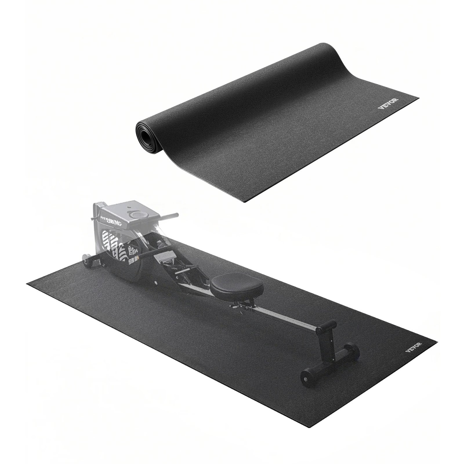 Mata ochronna podłogowa do sprzętu sportowego Mata do bieżni Sprzęt fitness 760x1525mm VEVOR