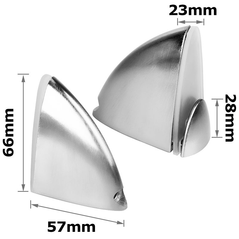 Mensola da parete in vetro, mensola da bagno in vetro 30 x 10 cm 8 mm satinato - 3