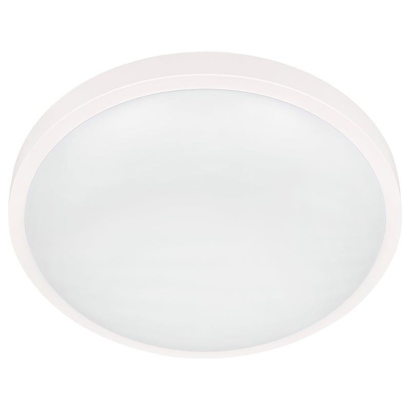 Plafon LED 2x E27 Luvo 30,5x30,5cm IP44 sufitowy natynkowy okrągły biały oprawa MasterLED