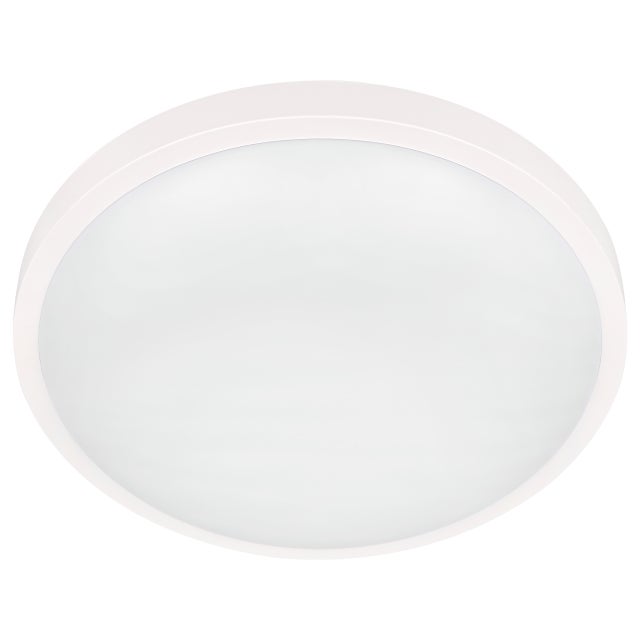 Plafon LED 2x E27 Luvo 30,5x30,5cm IP44 sufitowy natynkowy okrągły biały oprawa MasterLED