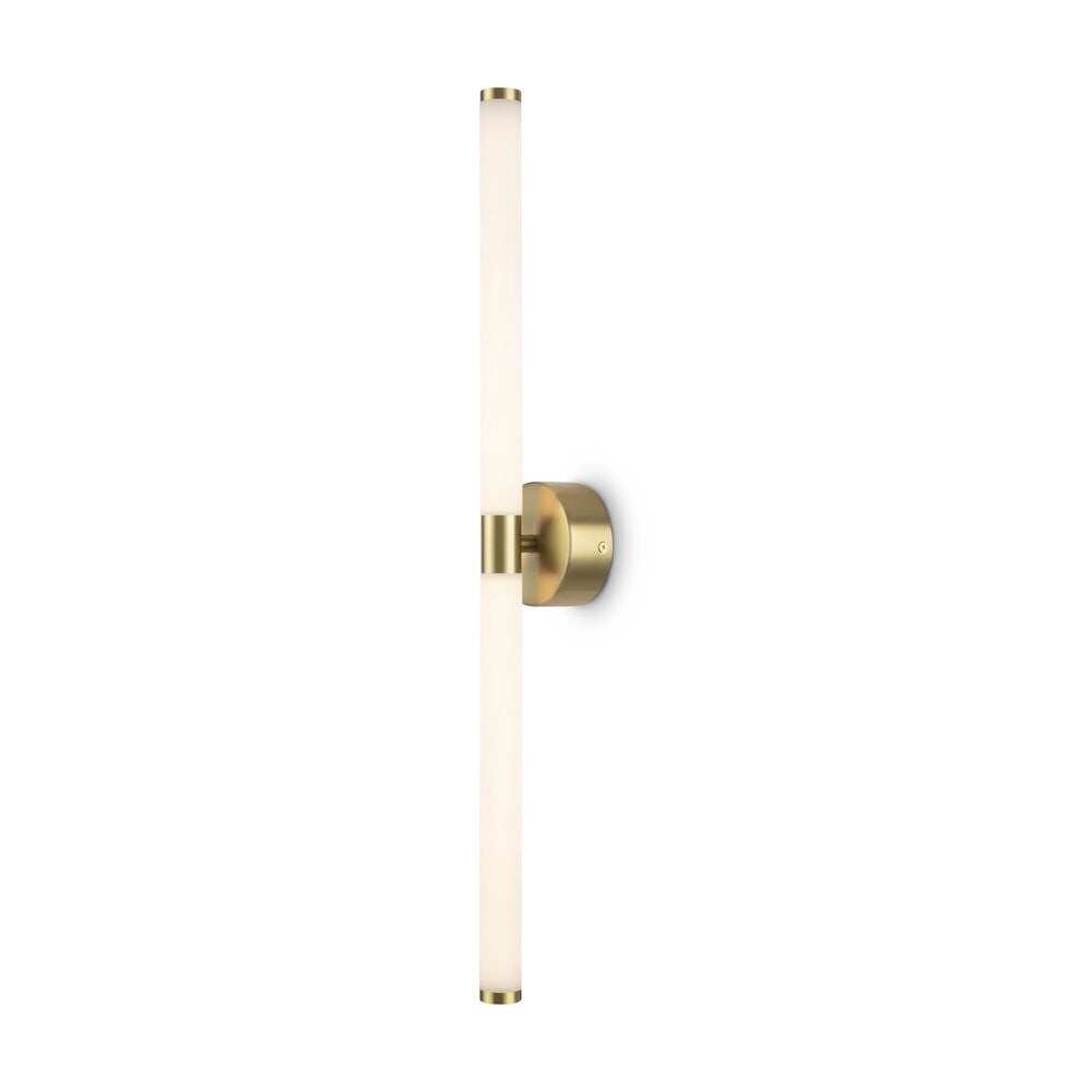 Kinkiet ścienny Axis mosiężno-złoty LED 16W 3000K 1400lm wym: 63 x 3 x 3 cm akryl IP20 Maytoni