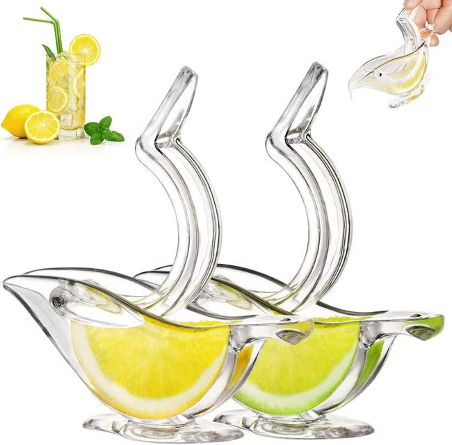 Presse-Agrumes Manuel Acier Inox 304 - Presse Citron & Lime Ergonomique Robuste - Idéal Cuisine & Cocktails