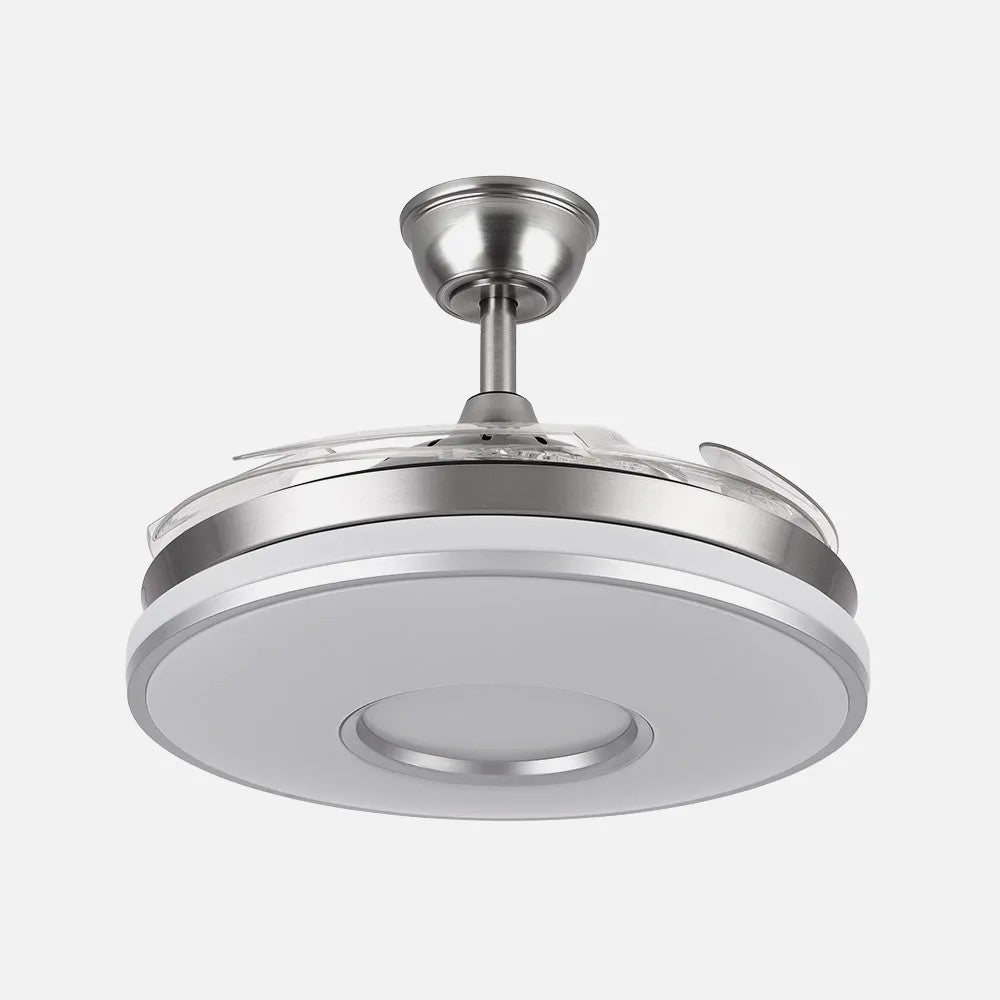 Ventilatore A Soffitto FABRILAMP Dani DC 72W, 6 Velocità, 3 Pale Bianche, Con Telecomando, Luce LED Regolabile 3000-6000K - 5