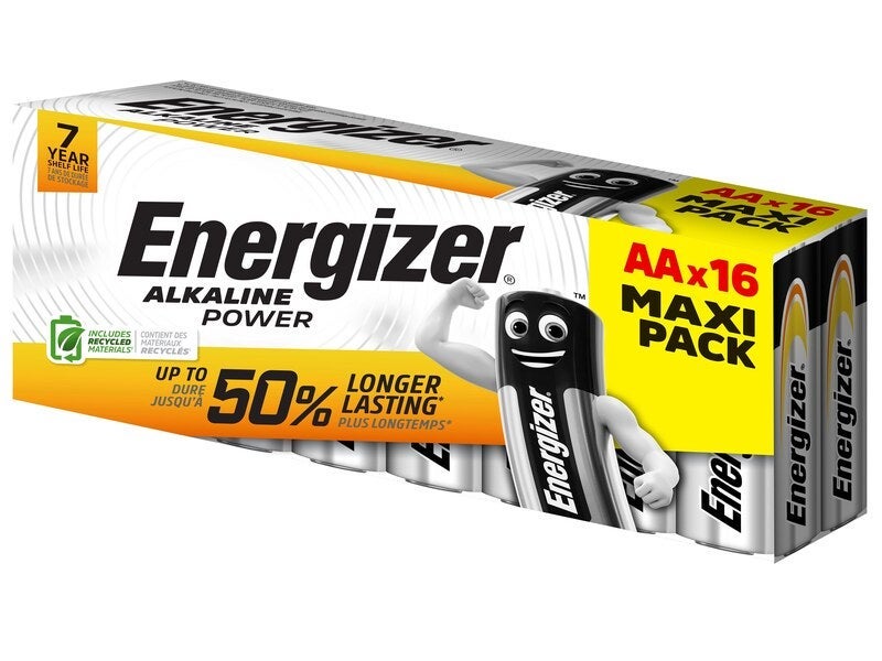 Confezione da 16 batterie alcaline lr6 aa Power, ENERGIZER - 4