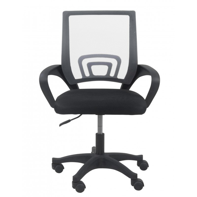 CARISE - Fauteuil de bureau ergonomique - Hauteur ajustable - Avec accoudoirs - Chaise de bureau pivotante - Gris - 2