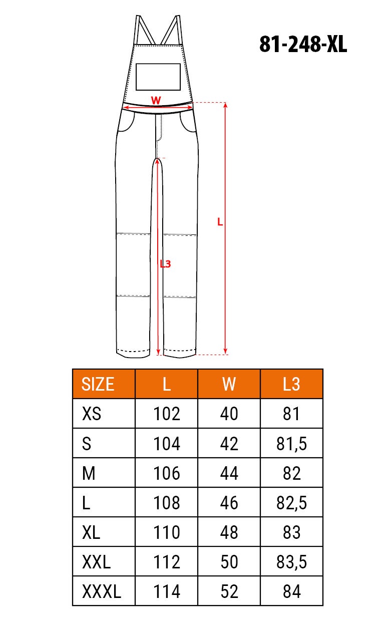 Ogrodniczki robocze HD Slim, r. XL NEO TOOLS - 3