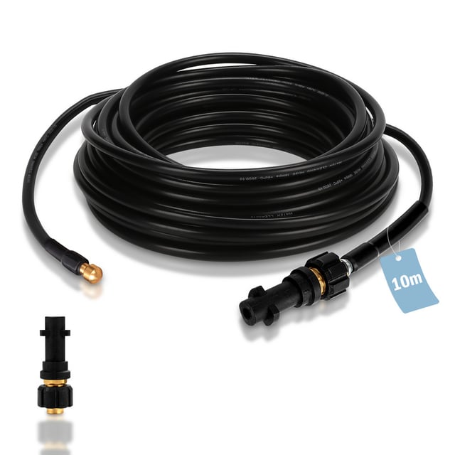 Tuyau flexible haute pression Premium Flex Anti Twist 10 m pour nettoyeurs Kärcher K2 à K7