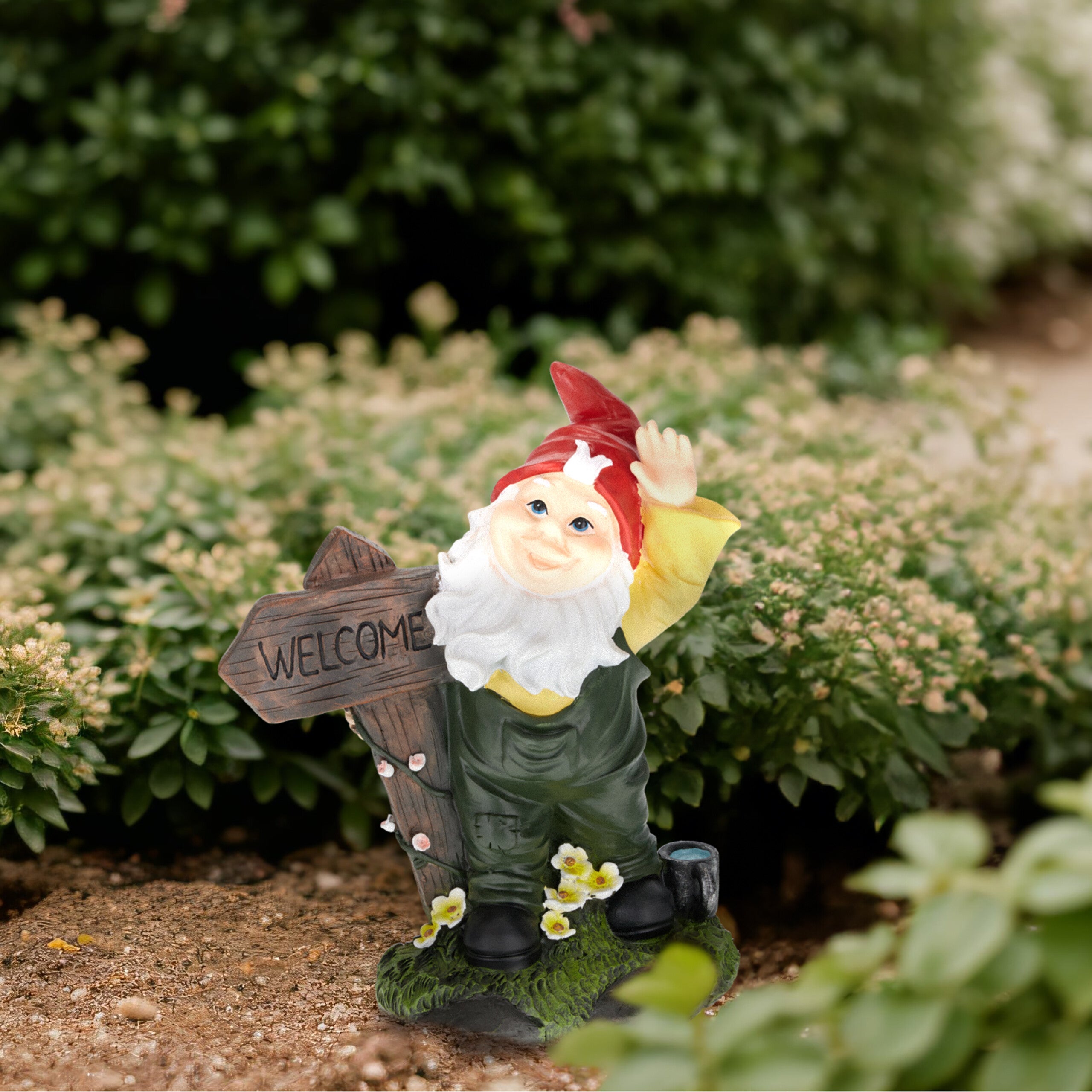 Nain de jardin panneau 