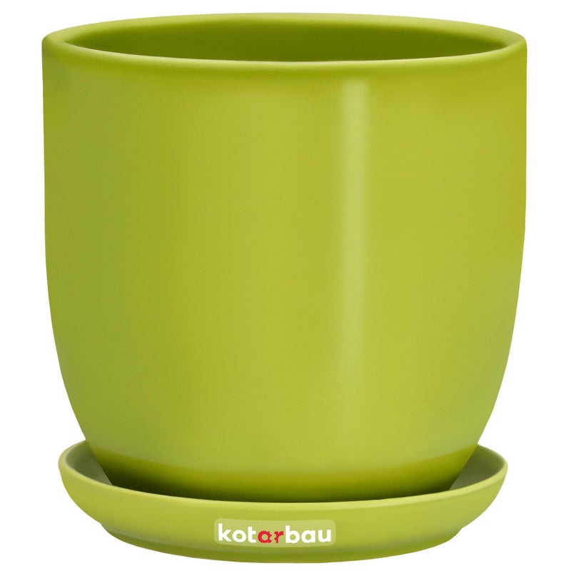 Doniczka 15cm osłonka donica ceramiczna podstawka - KOTARBAU