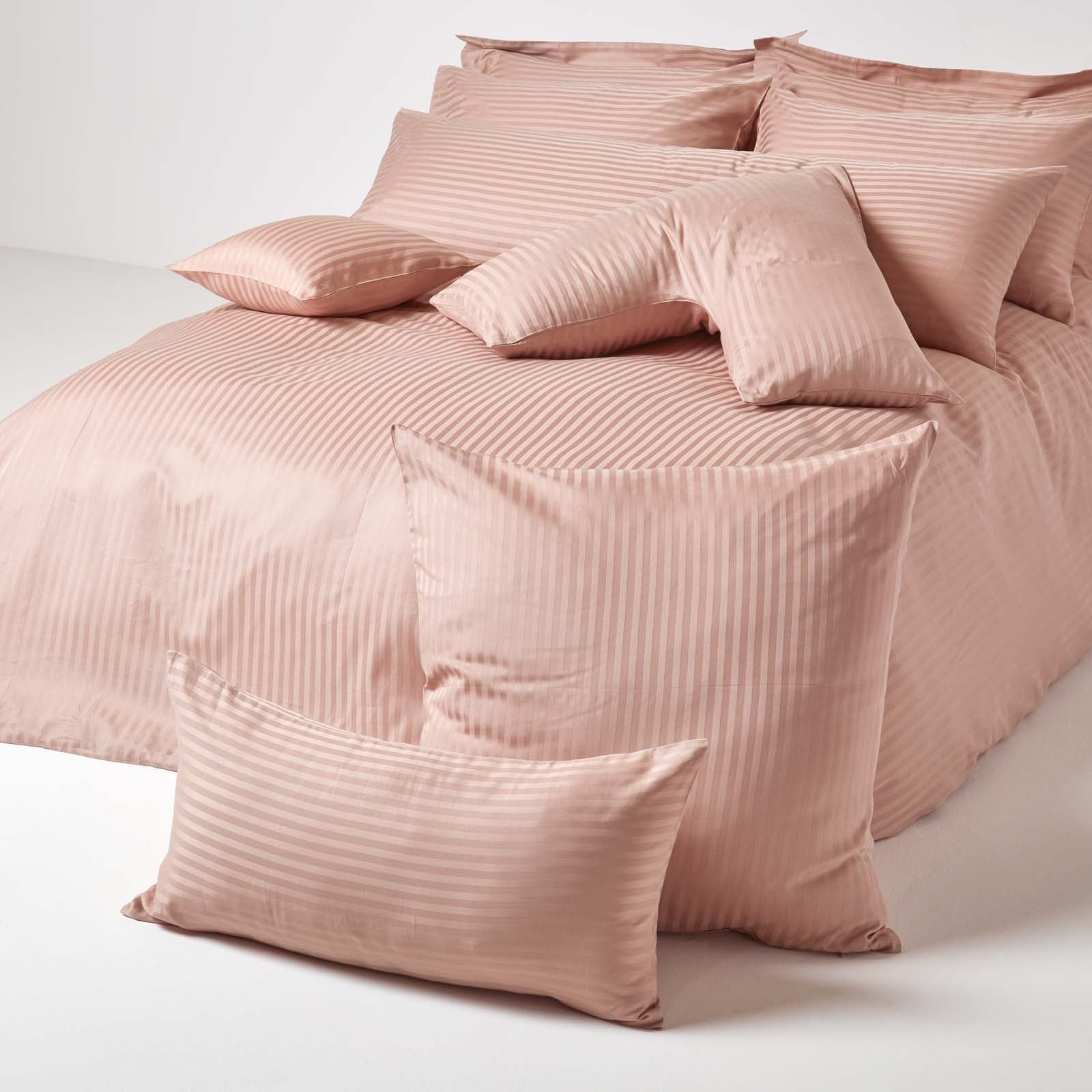 Homescapes Taie d'oreiller en coton 330 fils Taupe, 60 x 60 cm - 4