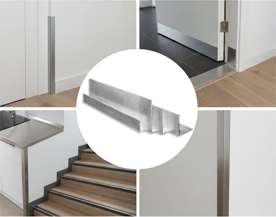 Kątownik Aluminiowy SATYNOWANY 60x20x2mm 70cm Alu + Cięcie na wymiar - 4