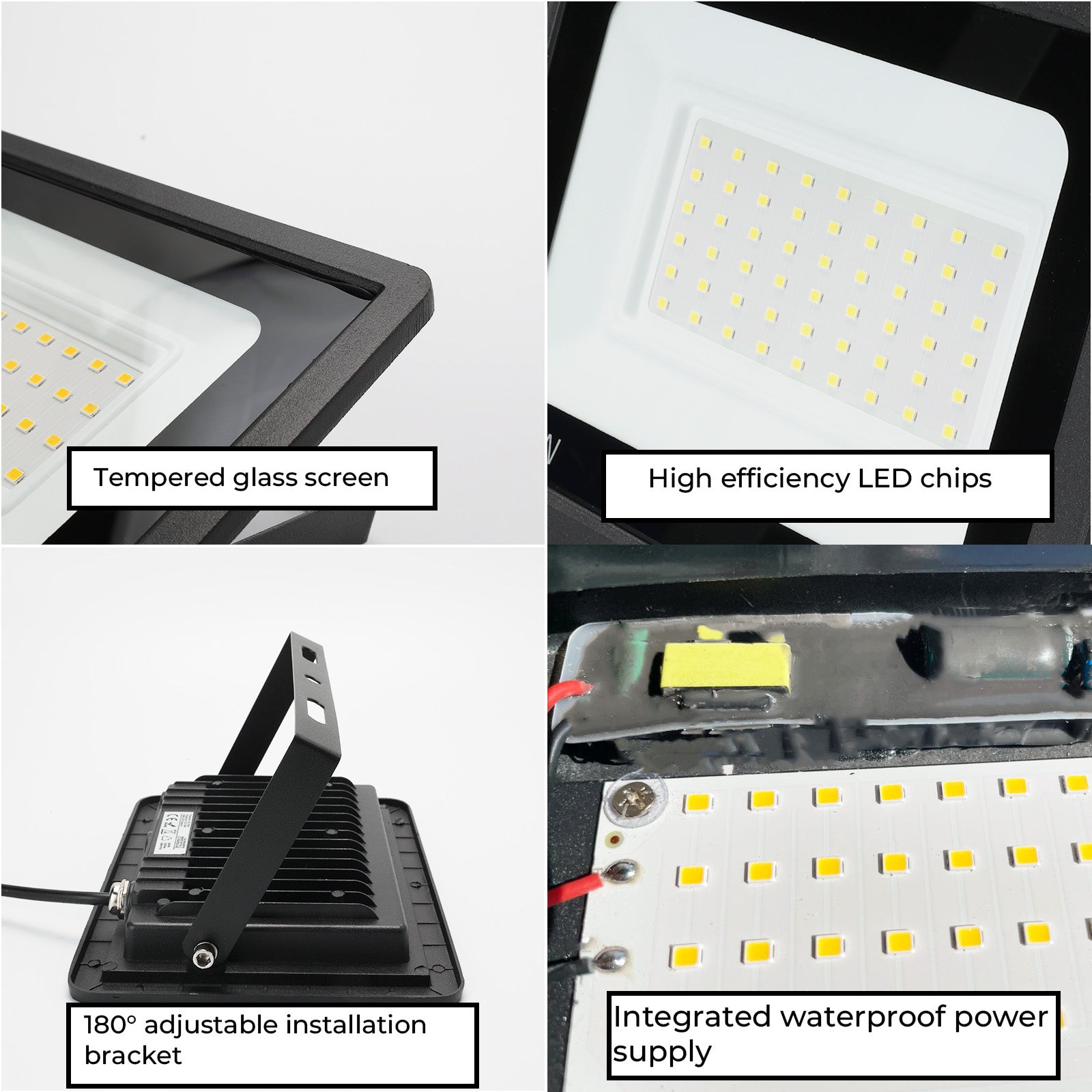 Faretto LED 50W con sensore di movimento e crepuscolare