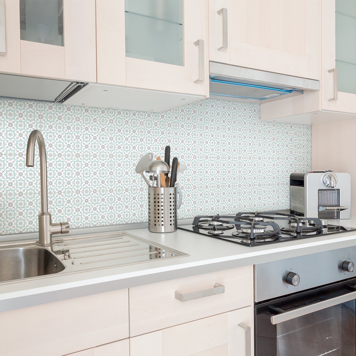 Alwayspon Lot De 20 Carreaux De Vinyle Autocollants En PVC