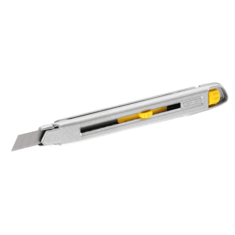 Nóż Stanley Interlock 9mm solidna metalowa obudowa i 9mm ostrze