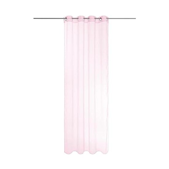 Woaboy Lot De 2 Rideaux En Lin Translucides 140x245 Cm Blé - Voilage Oeillets Moderne