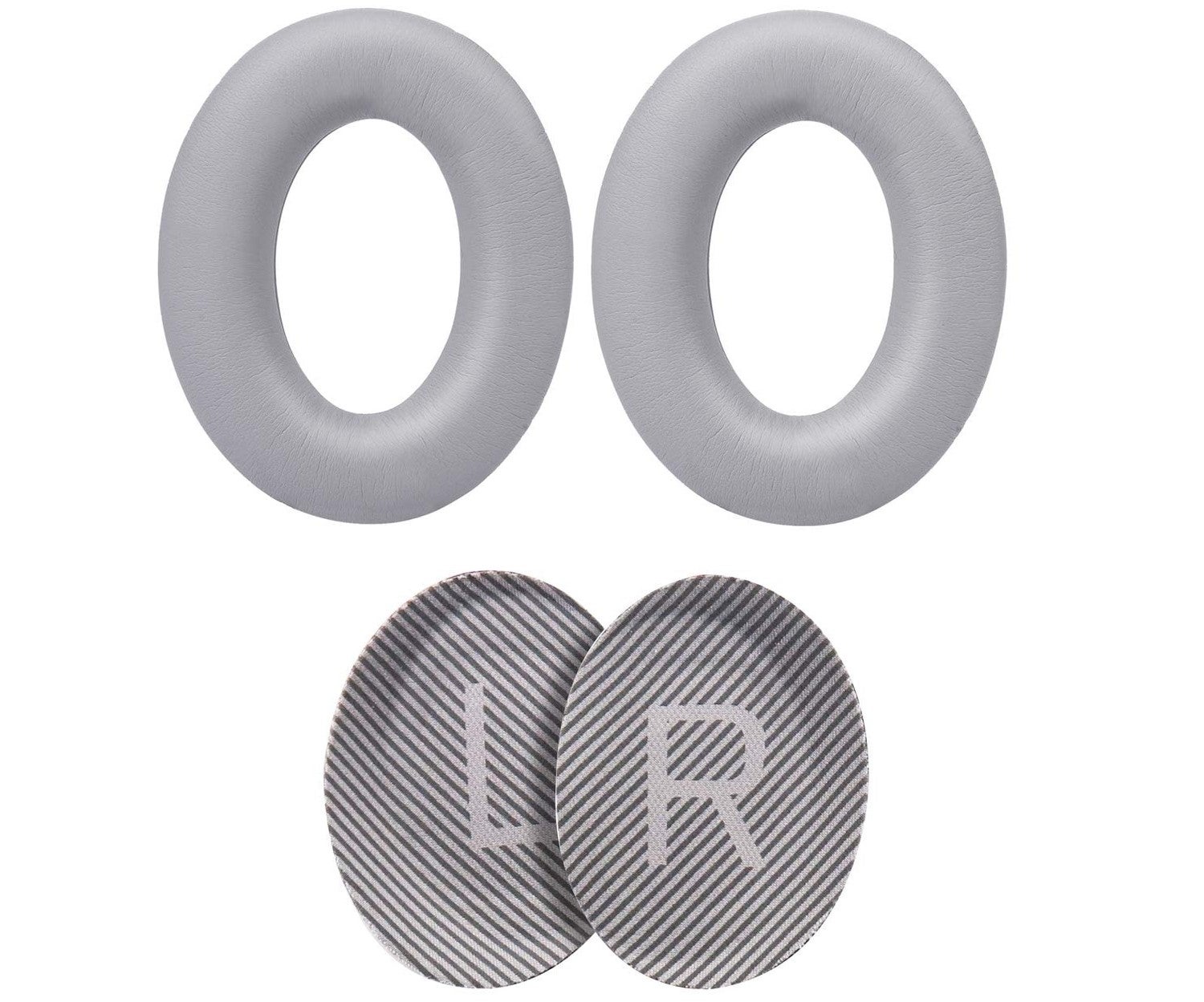 Coussinets pour Bose QC35 I/II, QC25, QC15, QC 2 AE 2, AE 2i, AE 2w, SoundTrue Grey - 6