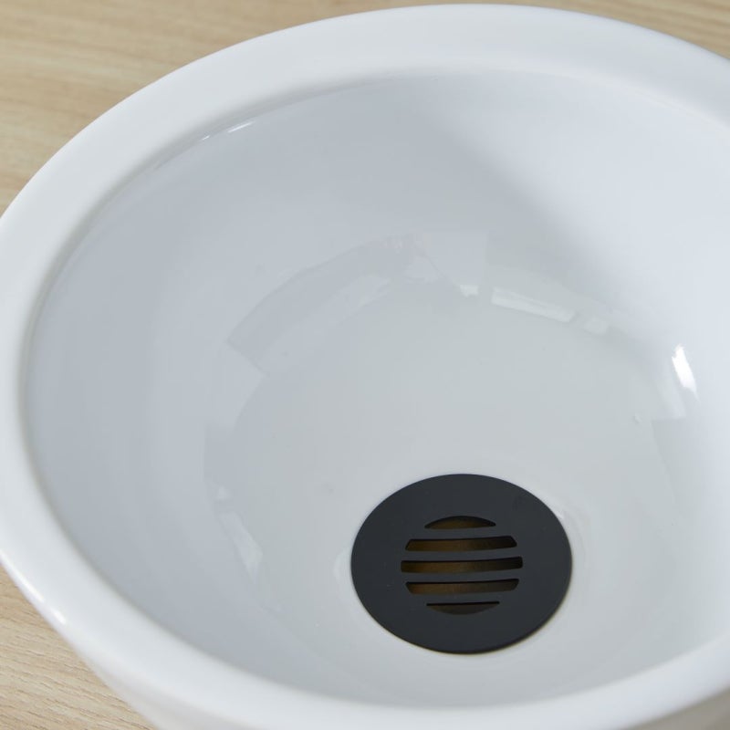 Lave mains design en bol blanc - 5
