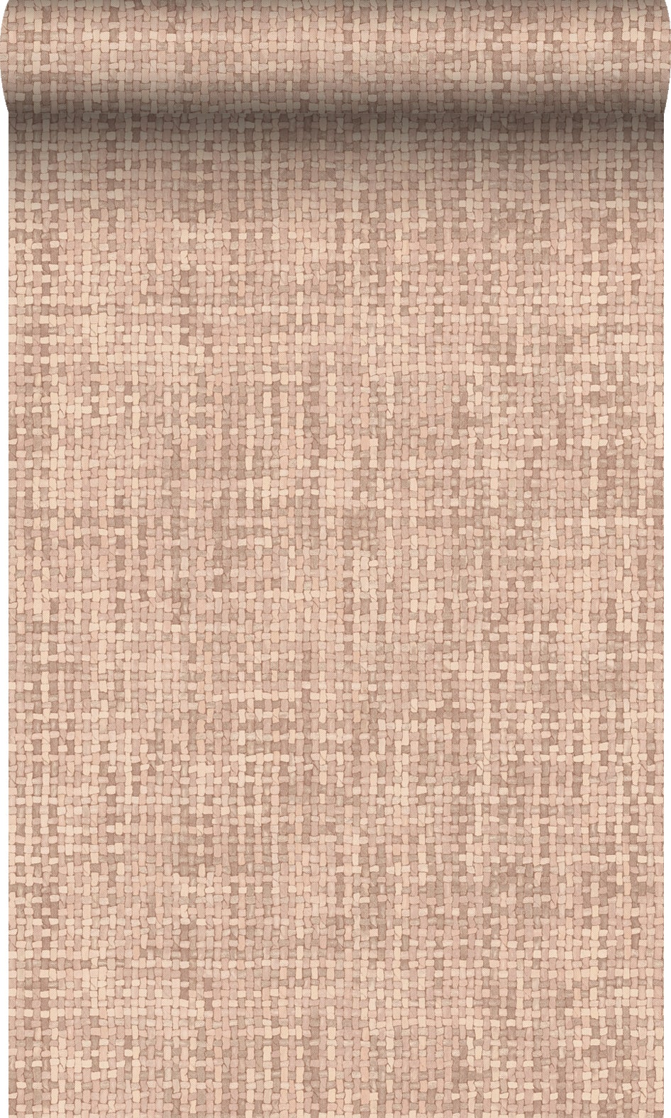 Tapeta tkana lniana tekstura jasnej terakoty - 50 x 900 cm - ORIGIN