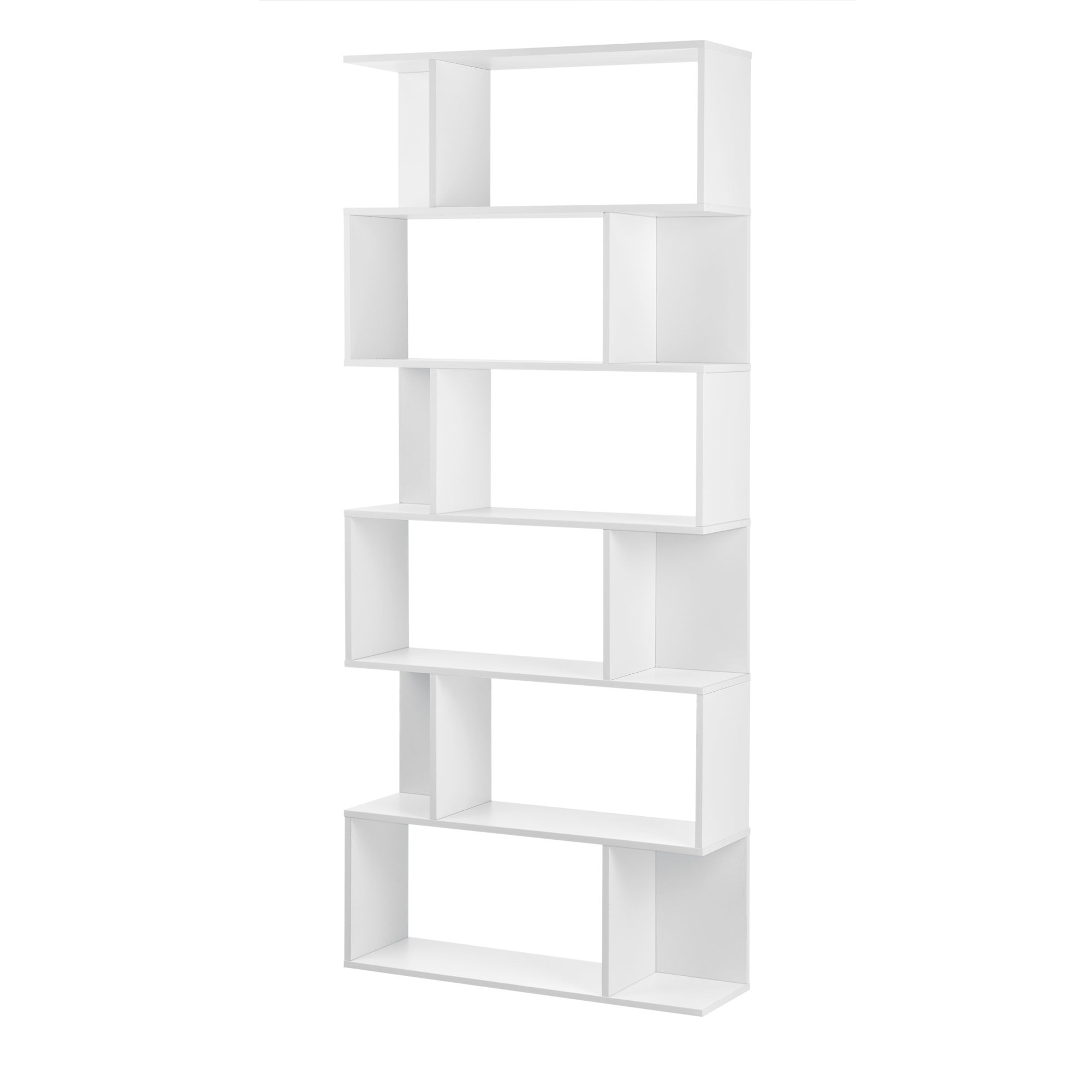 Libreria Borrby Scaffale da Terra 192 x 80 x 24 cm Bianco [en.casa] - 5