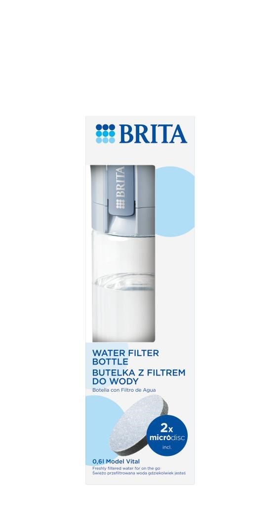 Garrafa filtrante Brita Vital azul com 2 discos - 6