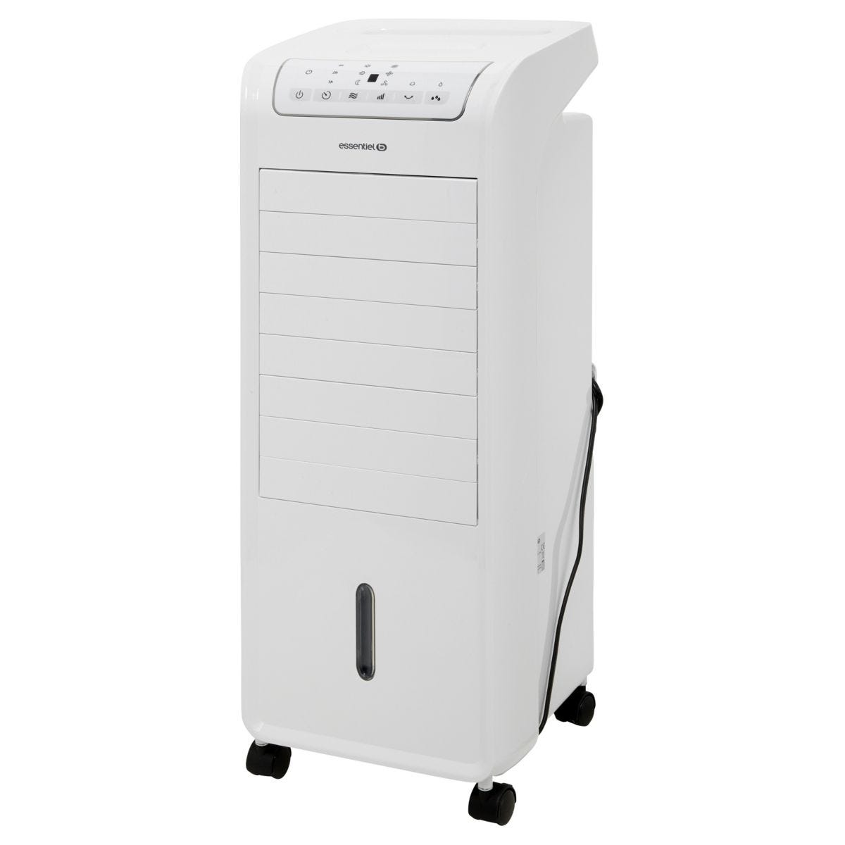 Tristar AT-5446 Rafraîchisseur D'Air 3 Vitesses – Minuterie 7h, Oscillation, Mode Sommeil, Roulettes