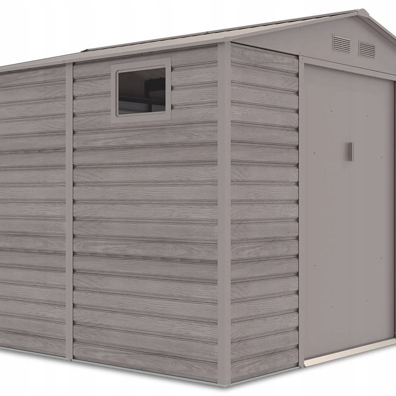 Domek Ogrodowy Narzędziowy na Narzędzia Szopa MONTREAL 277x259cm Metalowy 1 szt