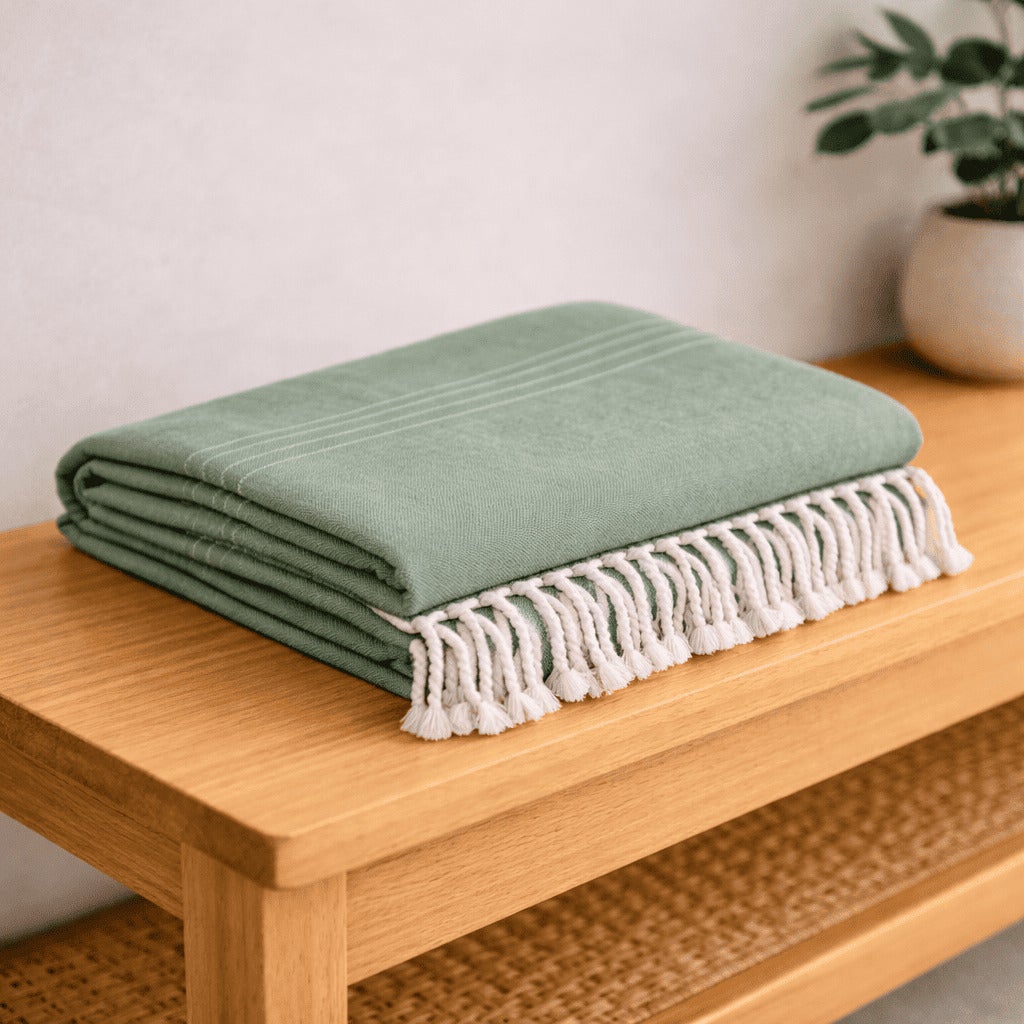 Plaid Foulard Multiusos 180x260cm Arienzo Verde Donegal Collections - 3
