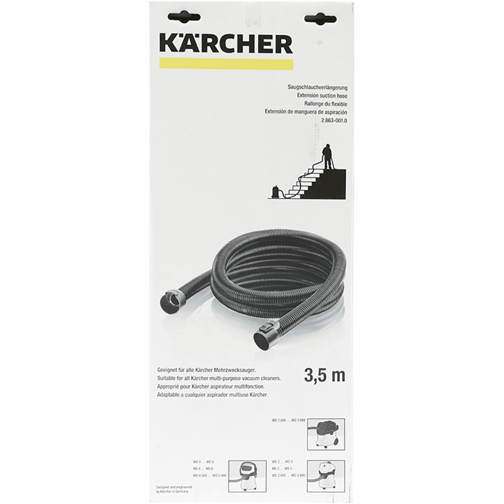 Rallonge de flexible 3,5 m dn 35 mm pour Aspirateur KARCHER 28633050 - 4
