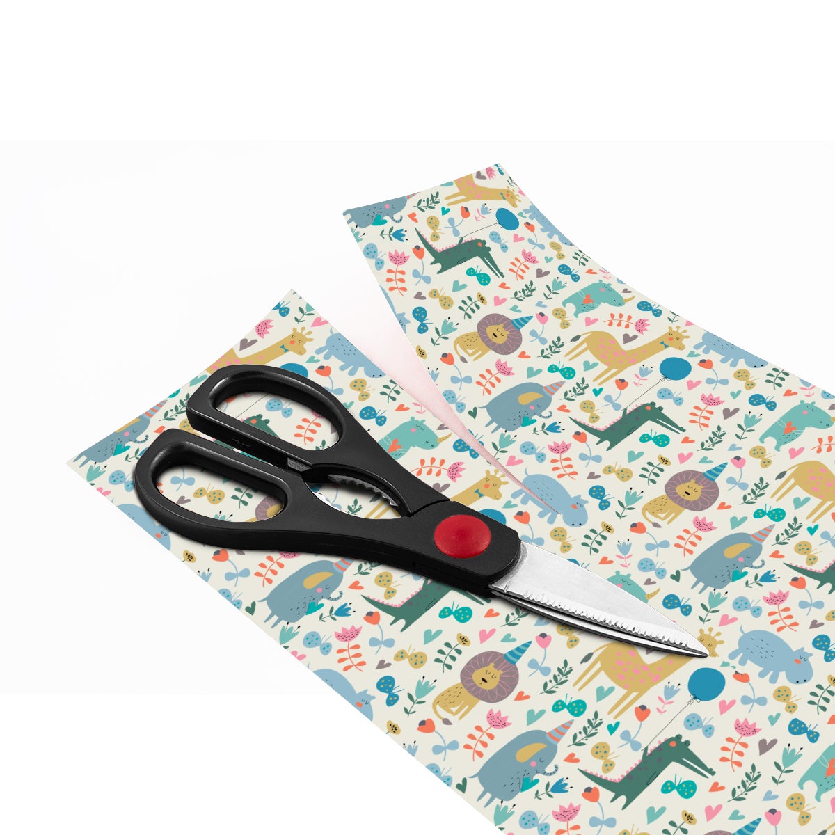 Pegatina muebles para niños animales salvajes - adhesivo de pared - revestimiento sticker mural decorativo - 40x60cm - 4