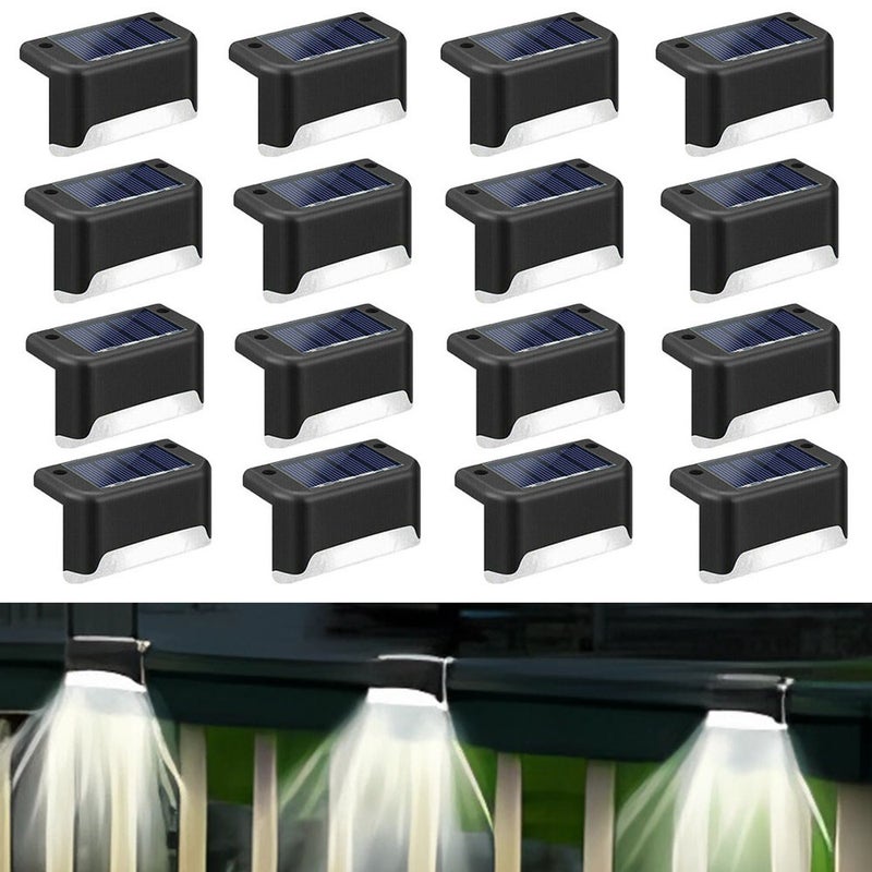 LED Solaire 16x | Do Oświetlenia Schodów i Tarasów | Białe światło | Odporność na warunki atmosferyczne IP65