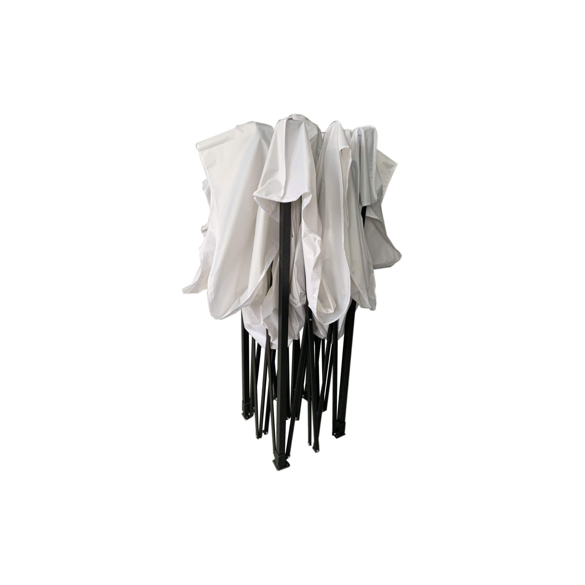 Rebecca Mobili Cenador Blanco Resellable 4 Pesos Metal Poliéster 3x3 - 5